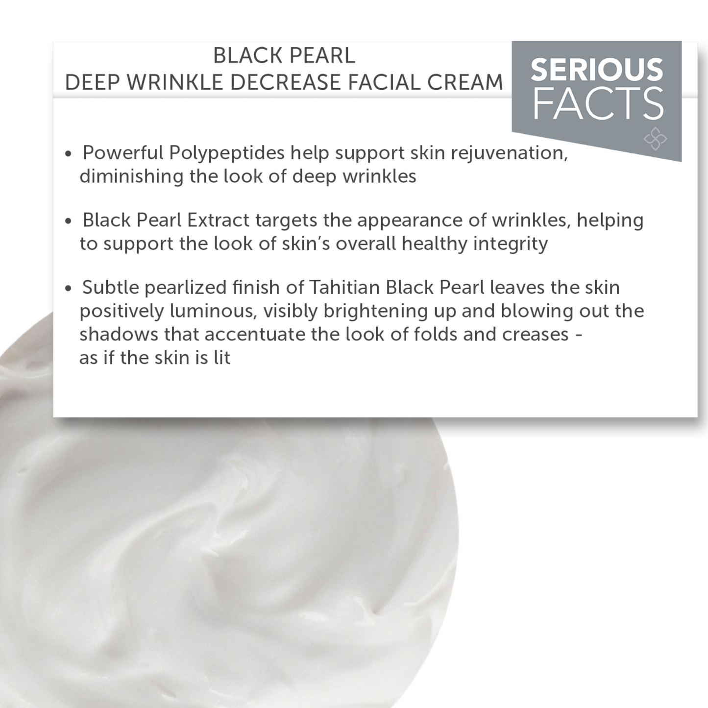 Black Pearl Deep Wrinkle Decrease Facial Cream