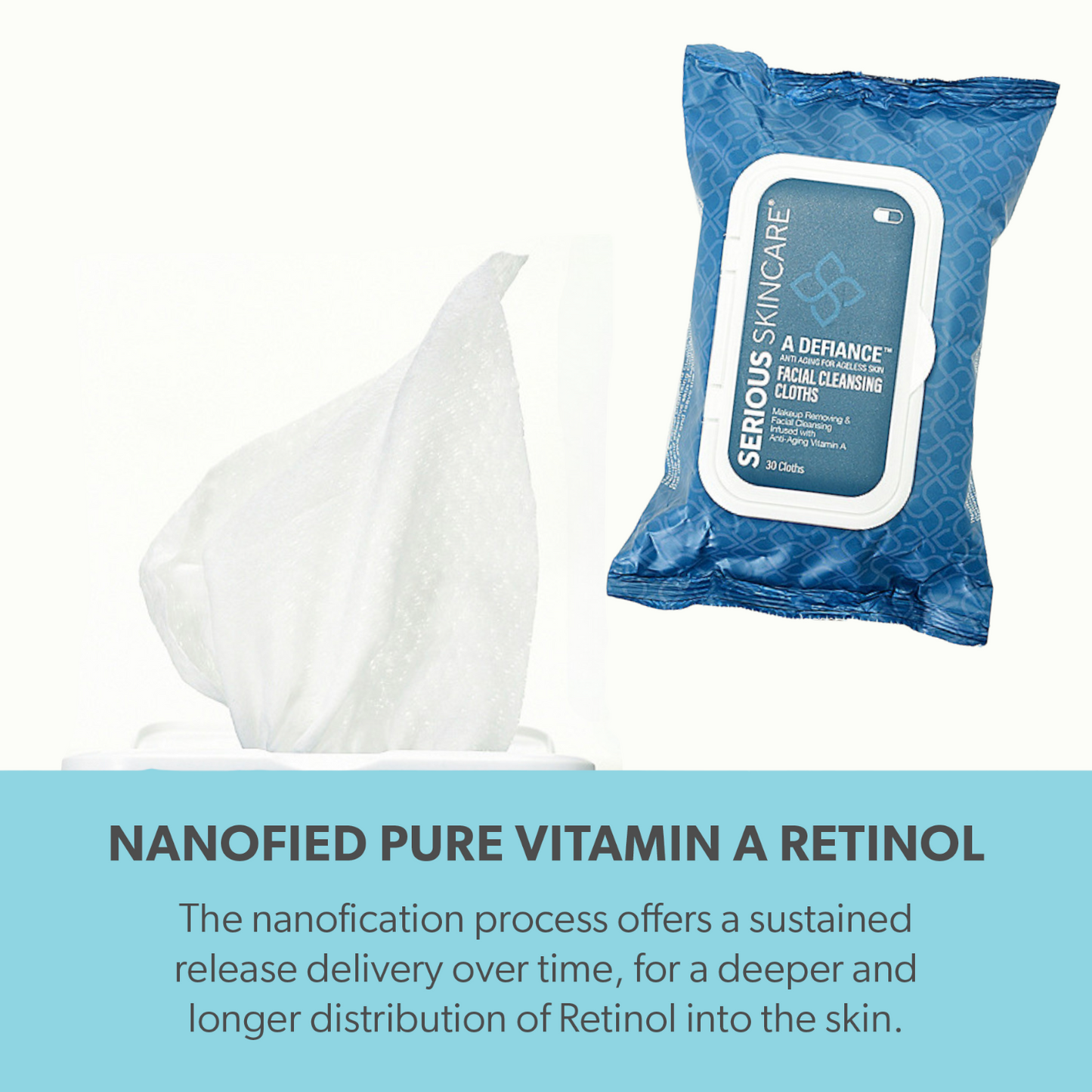 A Defiance Retinol Cleansing Cloths