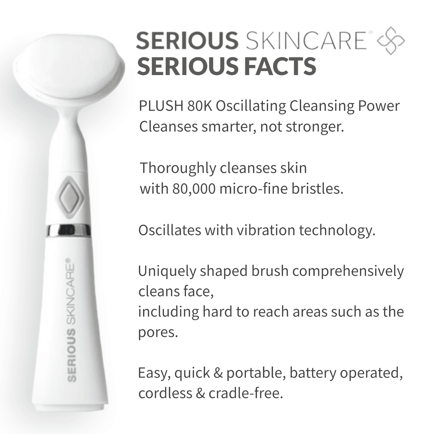 Plush Brush 80K Oscillating Cleansing Power