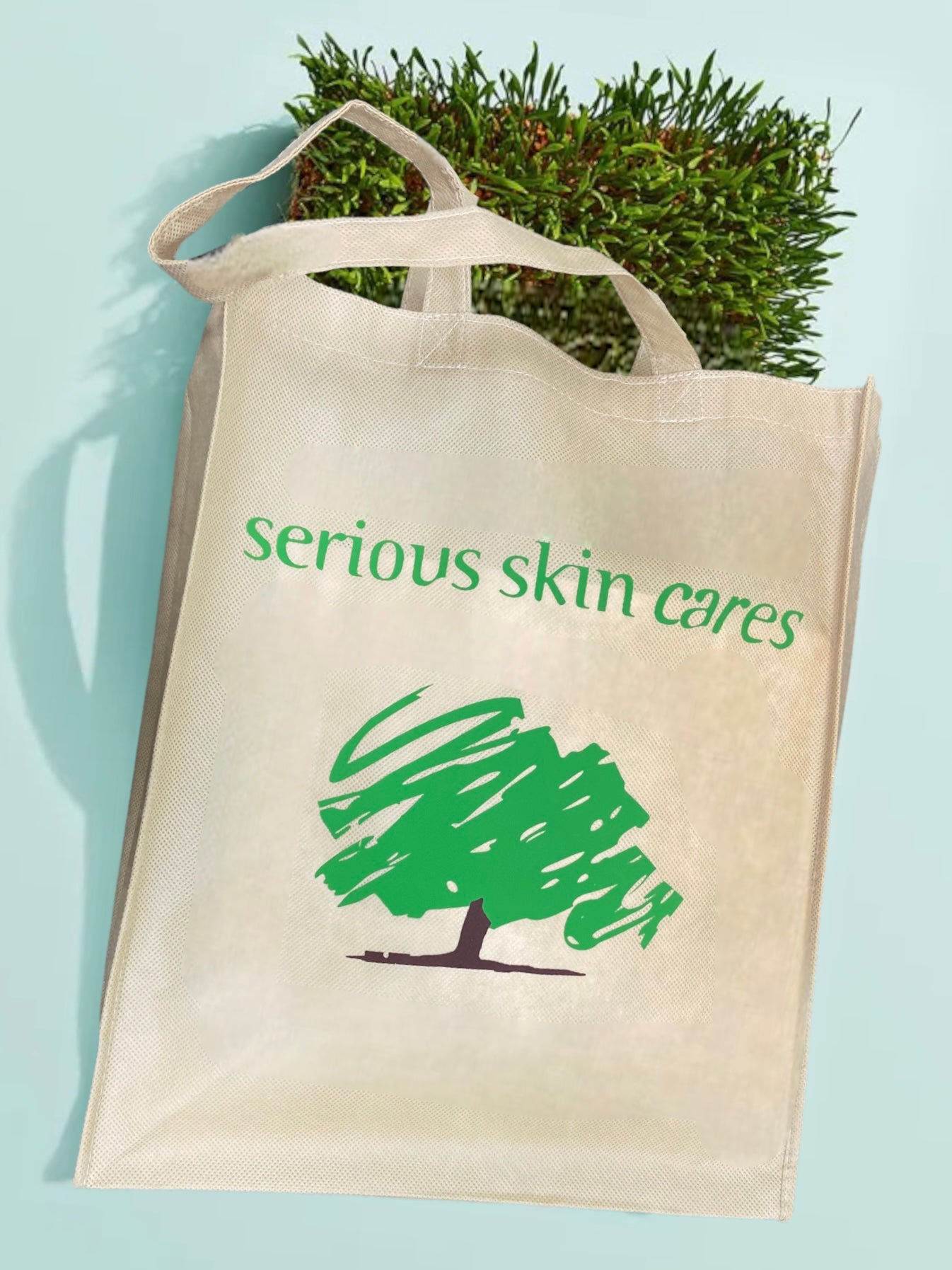 GO GREEN EARTH DAY REUSABLE TOTE BAG