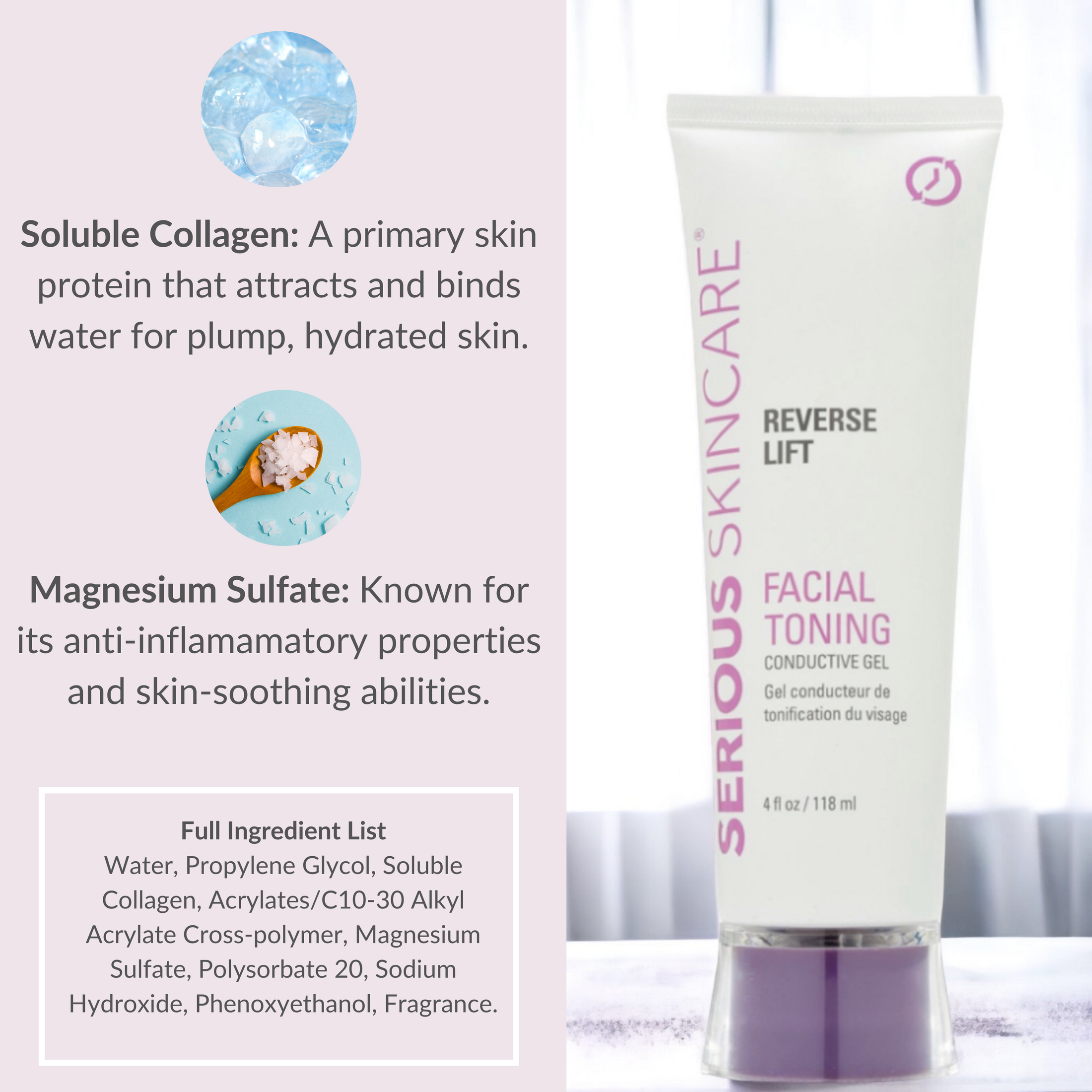 Reverse Lift Facial Toning Conductive Gel – Serious Skincare