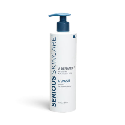 Serious Skincare A Wash Gentle Foaming Facial Cleanser for soft hydrated refreshed-looking skin