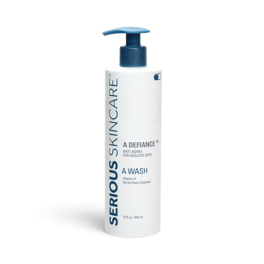 Serious Skincare A Wash Gentle Foaming Facial Cleanser for soft hydrated refreshed-looking skin