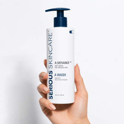 Serious Skincare A Wash Gentle Foaming Facial Cleanser for soft hydrated refreshed-looking skin