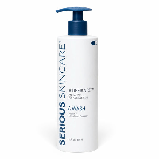 Serious Skincare A Wash Gentle Foaming Facial Cleanser for soft hydrated refreshed-looking skin
