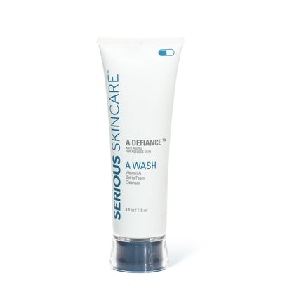 Serious Skincare A Wash Gentle Foaming Facial Cleanser for soft hydrated refreshed-looking skin