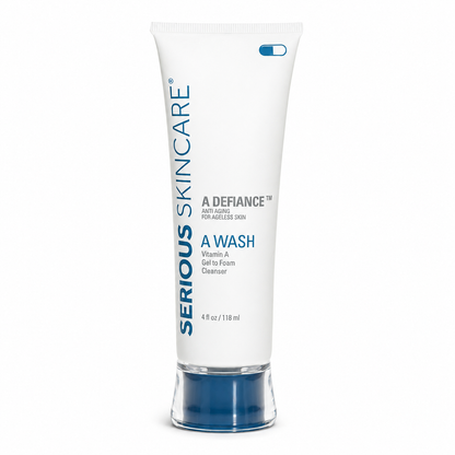 Serious Skincare A Wash Gentle Foaming Facial Cleanser for soft hydrated refreshed-looking skin
