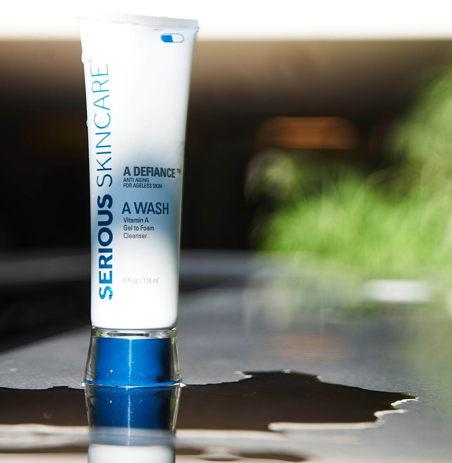 Serious Skincare A Wash Gentle Foaming Facial Cleanser for soft hydrated refreshed-looking skin