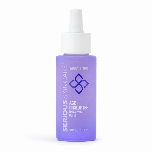 Serious Skincare Absolute Age Disruptor bottle on a white background