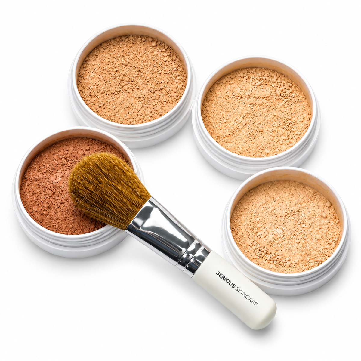 Serious Skincare Bella Rose Pro Minerals SPF 15 powder makeup for natural-looking coverage, complexion perfection and everyday beauty