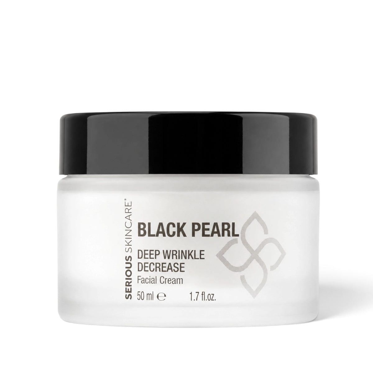 Serious Skincare Black Pearl Deep Wrinkle Facial Cream for smoother, hydrated, luminous-looking skin