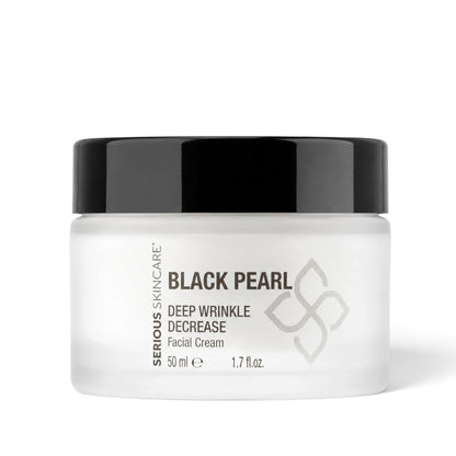 Serious Skincare Black Pearl Deep Wrinkle Facial Cream for smoother, hydrated, luminous-looking skin