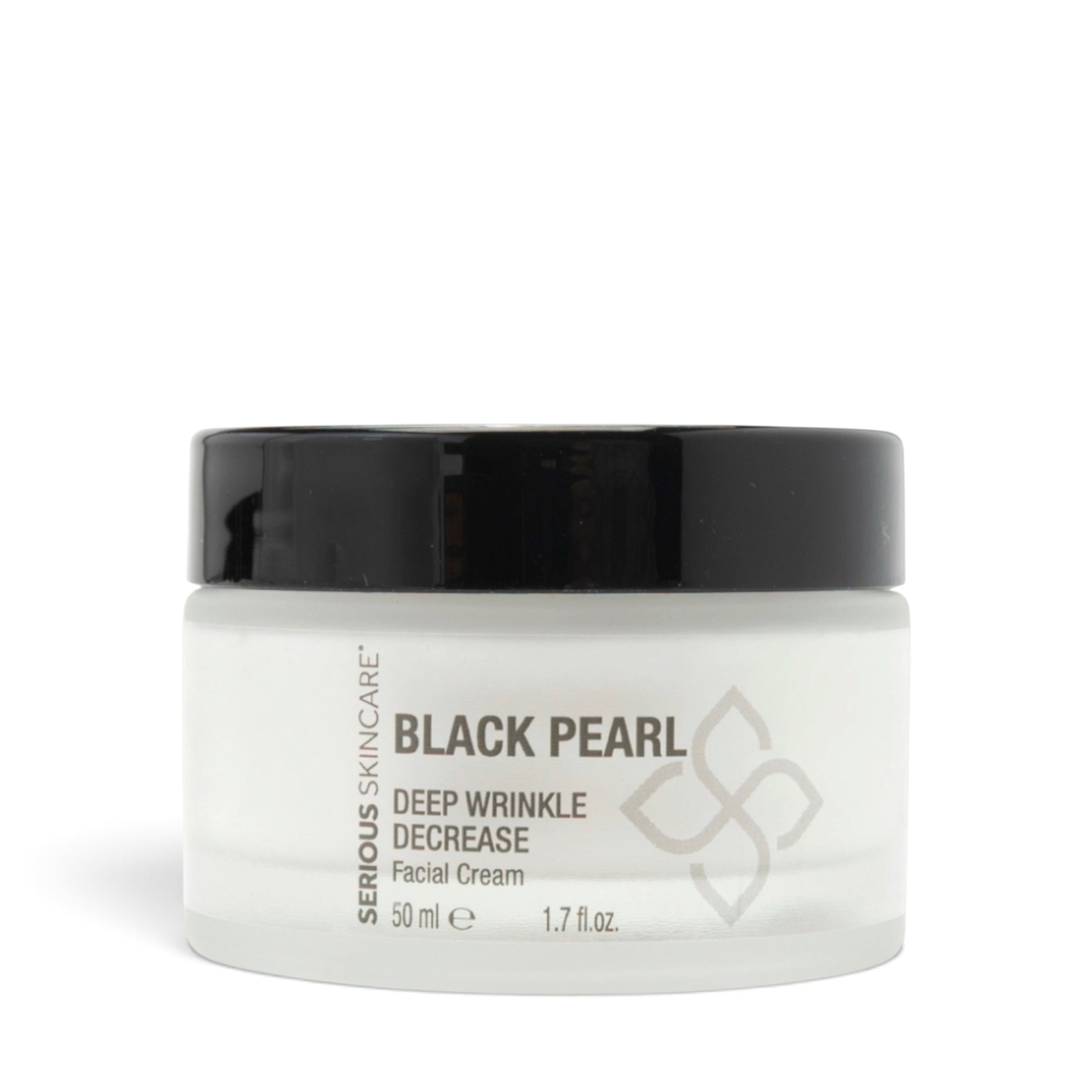 Serious Skincare Black Pearl Deep Wrinkle Facial Cream for smoother, hydrated, luminous-looking skin