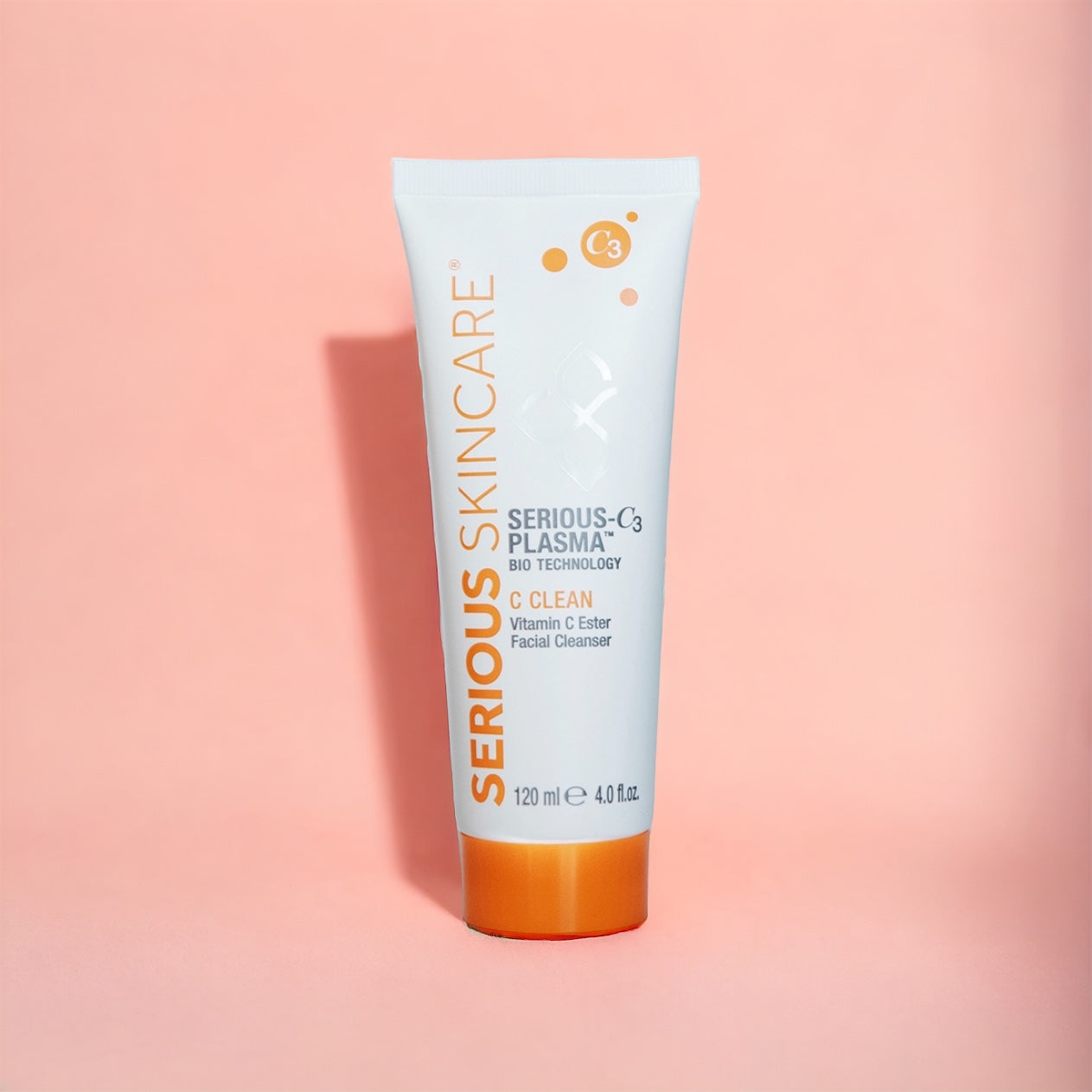 Serious Skincare C Clean Vitamin C facial cleanser gently removes makeup and impurities while leaving skin soft, hydrated, and radiant.