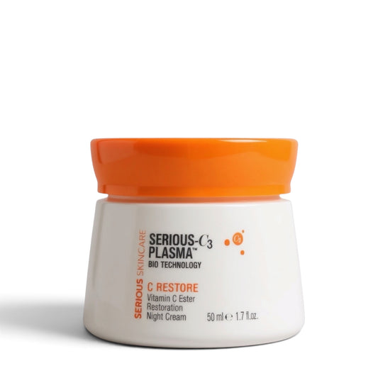 Serious Skincare C Restore Cream Vitamin C anti-aging moisturizer to hydrate, brighten and smooth the look of fine lines, wrinkles and dull skin.