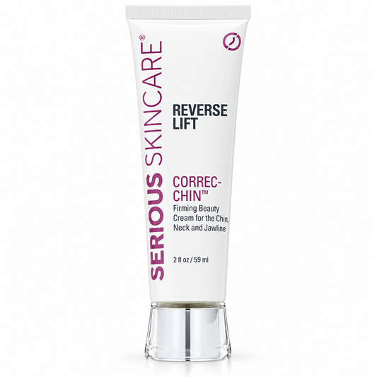 Serious Skincare Correc-Chin targeted chin, jawline and neck firming treatment for a smoother, more defined-looking lower face