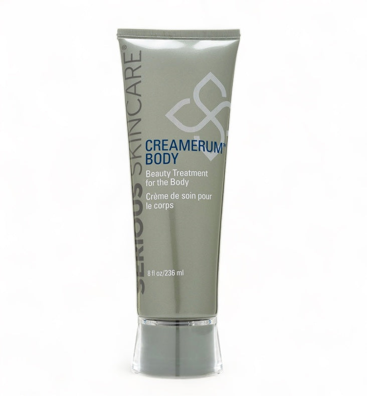 A tube of Creamerum Body beauty treatment cream from Serious Skincare.