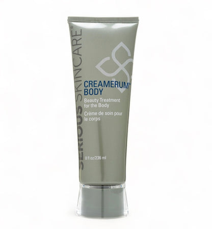 A tube of Creamerum Body beauty treatment cream from Serious Skincare.