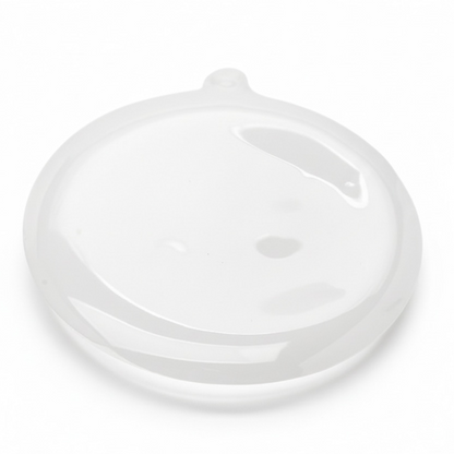 Hand holding a skincare device with text on its benefits against a white background.  Cryo Cinq Sculpting Body Beauty Treatment Concentrate.  Serious Skincare.  Cool Sculpting.  