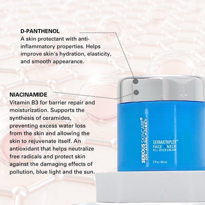 Serious Skincare Dr. Mark Pinsky 4-piece with Glycolic Cleanser, Wrinkle Filler and Face Neck Cream