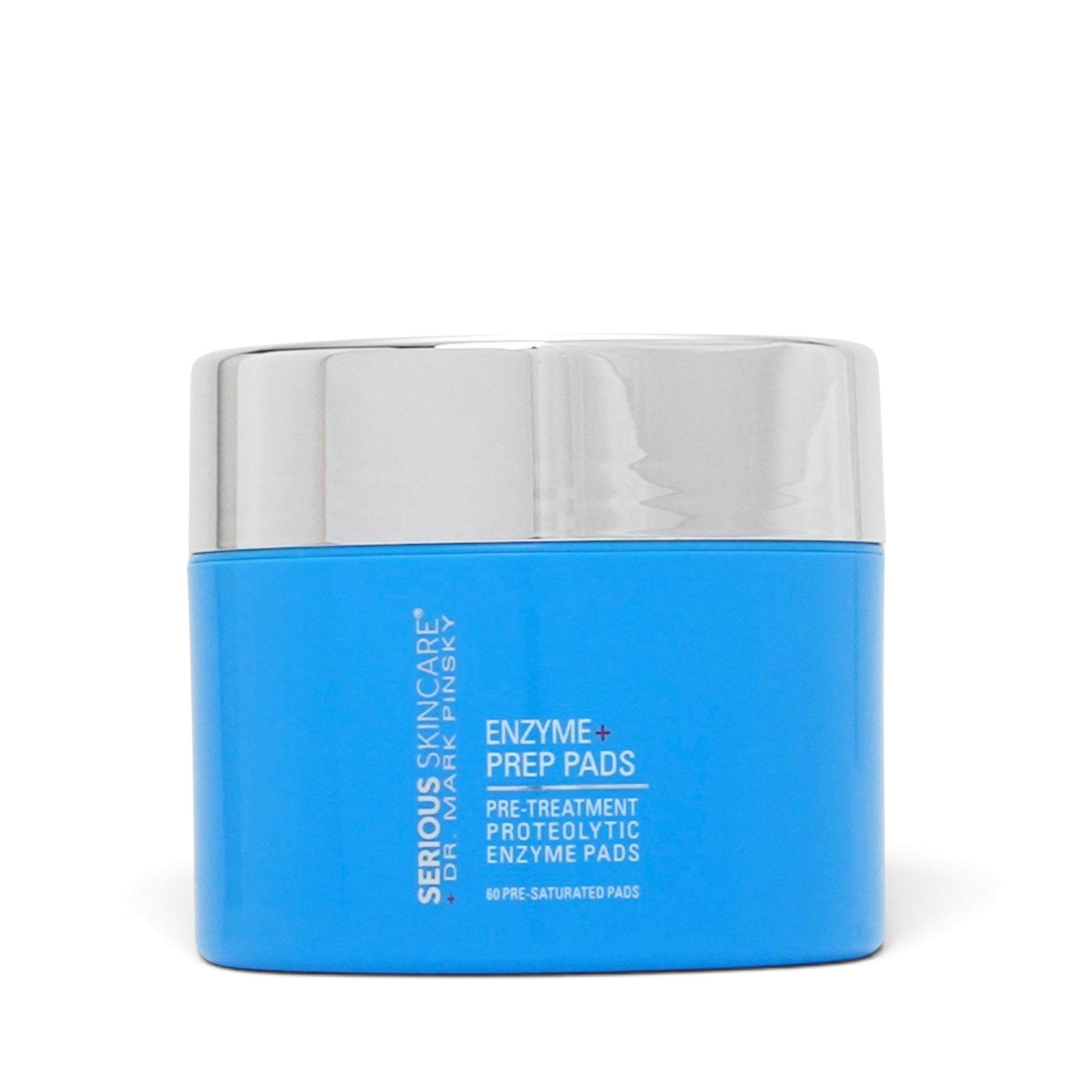 Serious Skincare Dr. Mark Pinsky Enzyme+ Prep Pads exfoliating facial treatment pads to smooth, refine and reveal brighter, refreshed-looking skin.