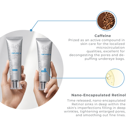 Serious Skincare Firm-A-Face Instant Facial all-over skin tightening treatment to temporarily smooth the look of wrinkles, fine lines and enlarged pores for a firmer-looking complexion.