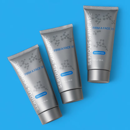 Serious Skincare Firm-A-Face Instant Facial all-over skin tightening treatment to temporarily smooth the look of wrinkles, fine lines and enlarged pores for a firmer-looking complexion.