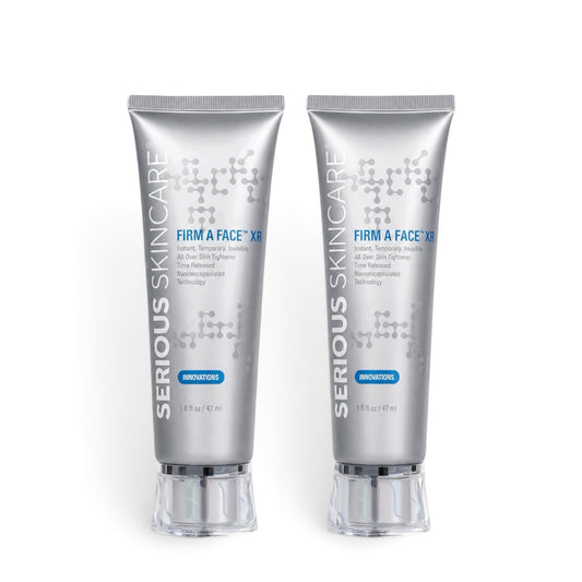 Serious Skincare Firm-A-Face Instant Facial all-over skin tightening treatment to temporarily smooth the look of wrinkles, fine lines and enlarged pores for a firmer-looking complexion.