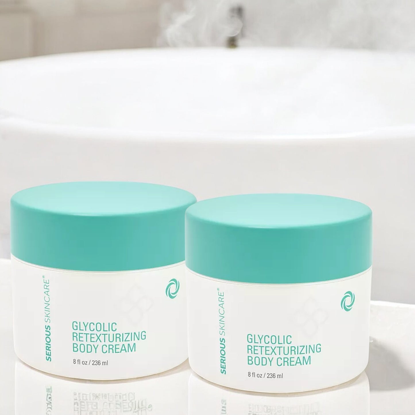 Serious Skincare Glycolic Body Cream helps firm, smooth, and hydrate crepey skin while improving the appearance of uneven texture and dullness.
