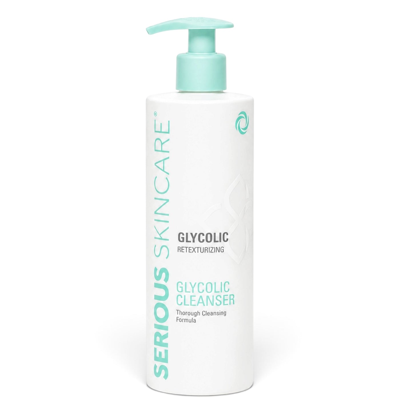 Serious Skincare Glycolic Retexturizing Cleanser gently exfoliates, removes makeup and impurities, and reveals softer, smoother, brighter-looking skin.