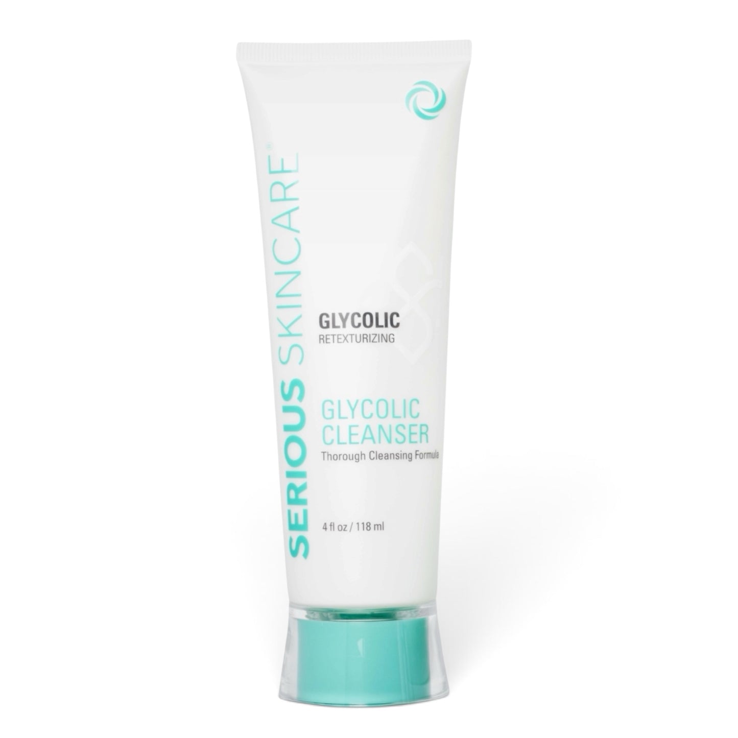 Serious Skincare Glycolic Retexturizing Cleanser gently exfoliates, removes makeup and impurities, and reveals softer, smoother, brighter-looking skin.