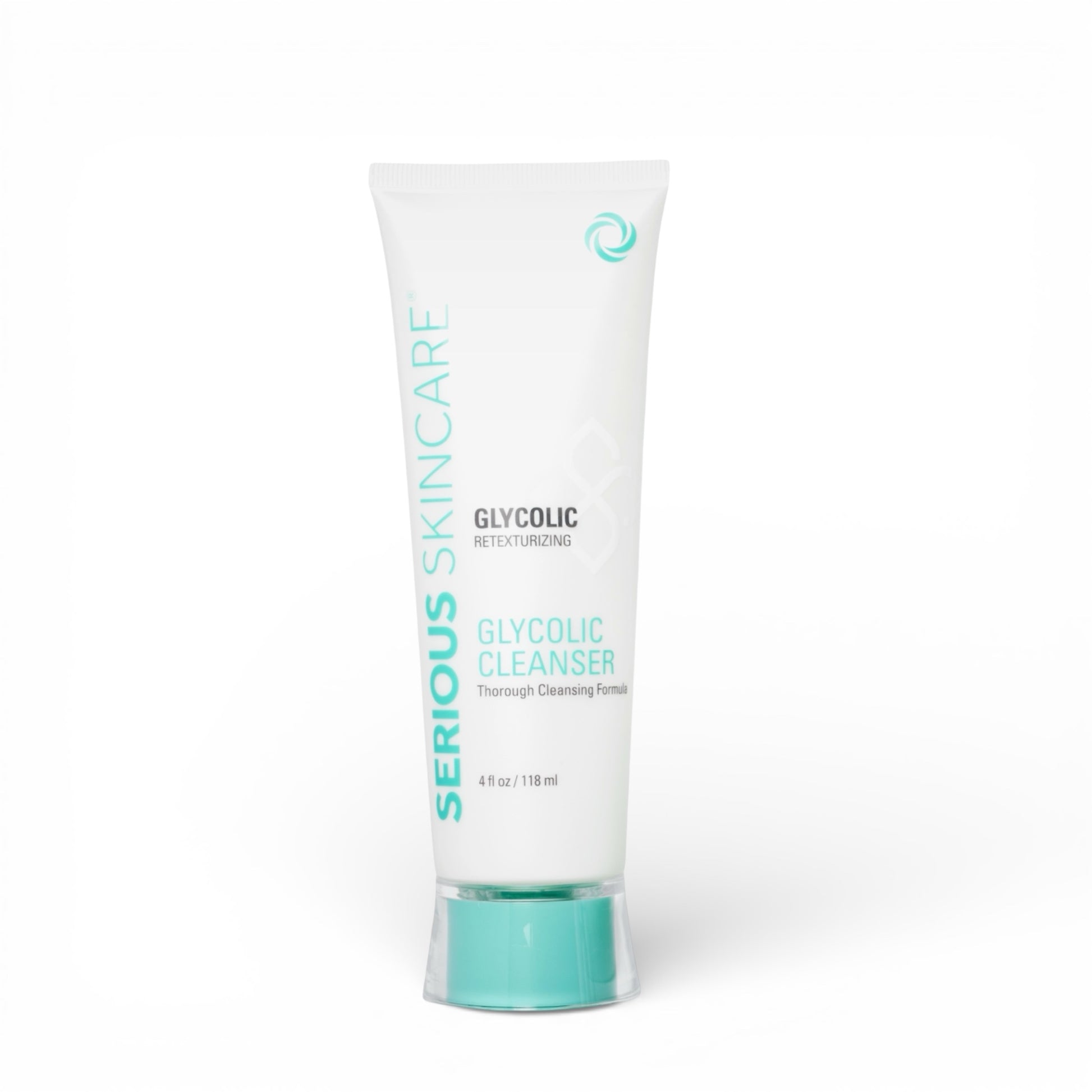Tube of Serious Skincare Glycolic Cleanser on a white background