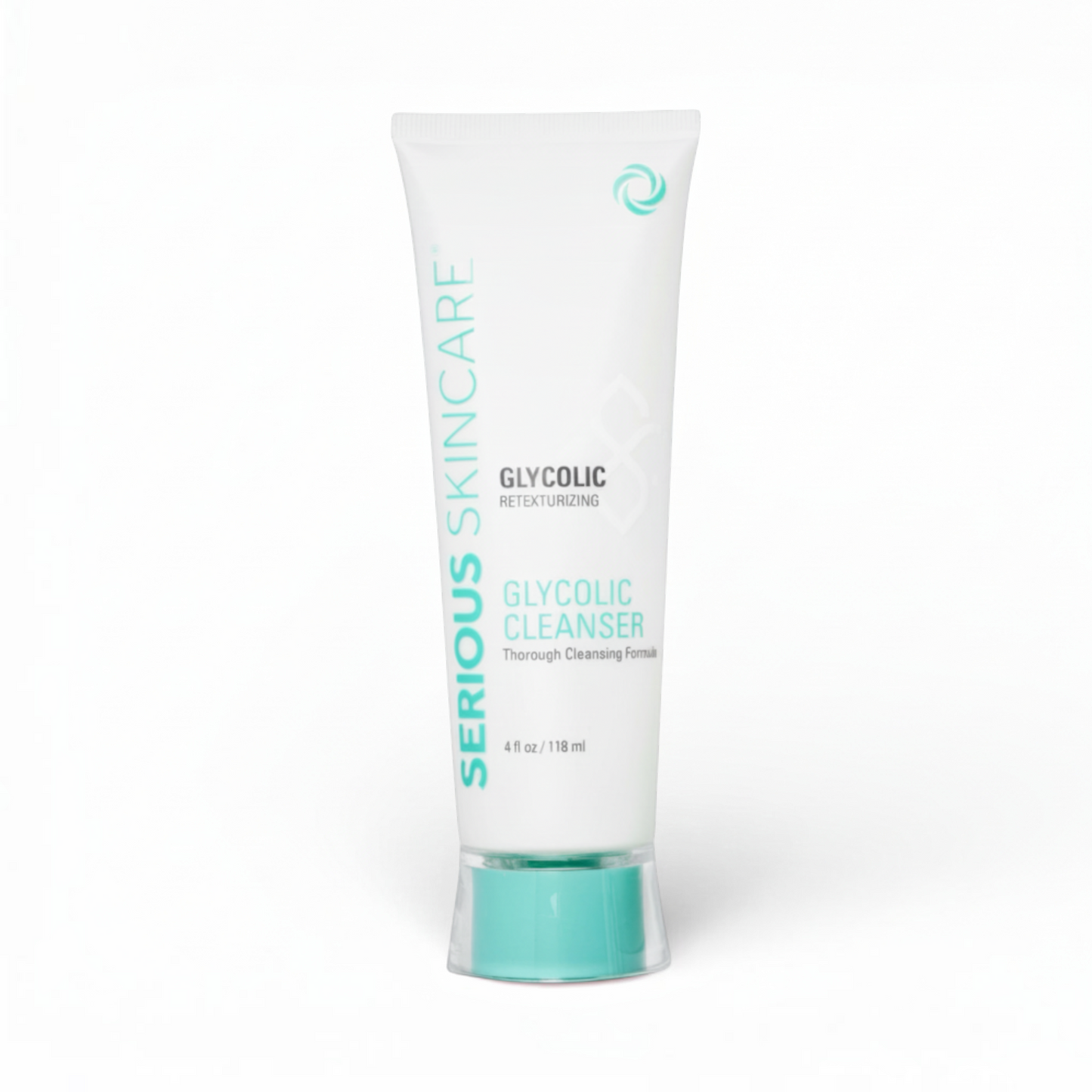 Serious Skincare Glycolic Retexturizing Cleanser gently exfoliates, removes makeup and impurities, and reveals softer, smoother, brighter-looking skin.