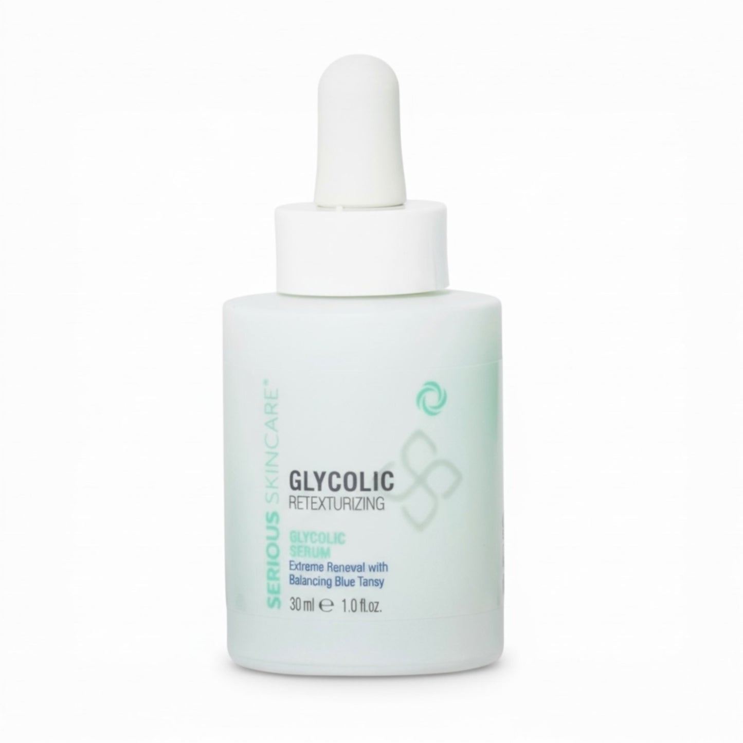 Serious Skincare Glycolic Retexturizing Serum bottle on a white background