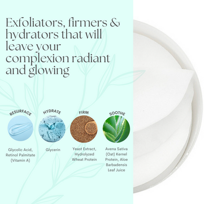 Glycolic Retexturizing Pads by Serious Skincare.