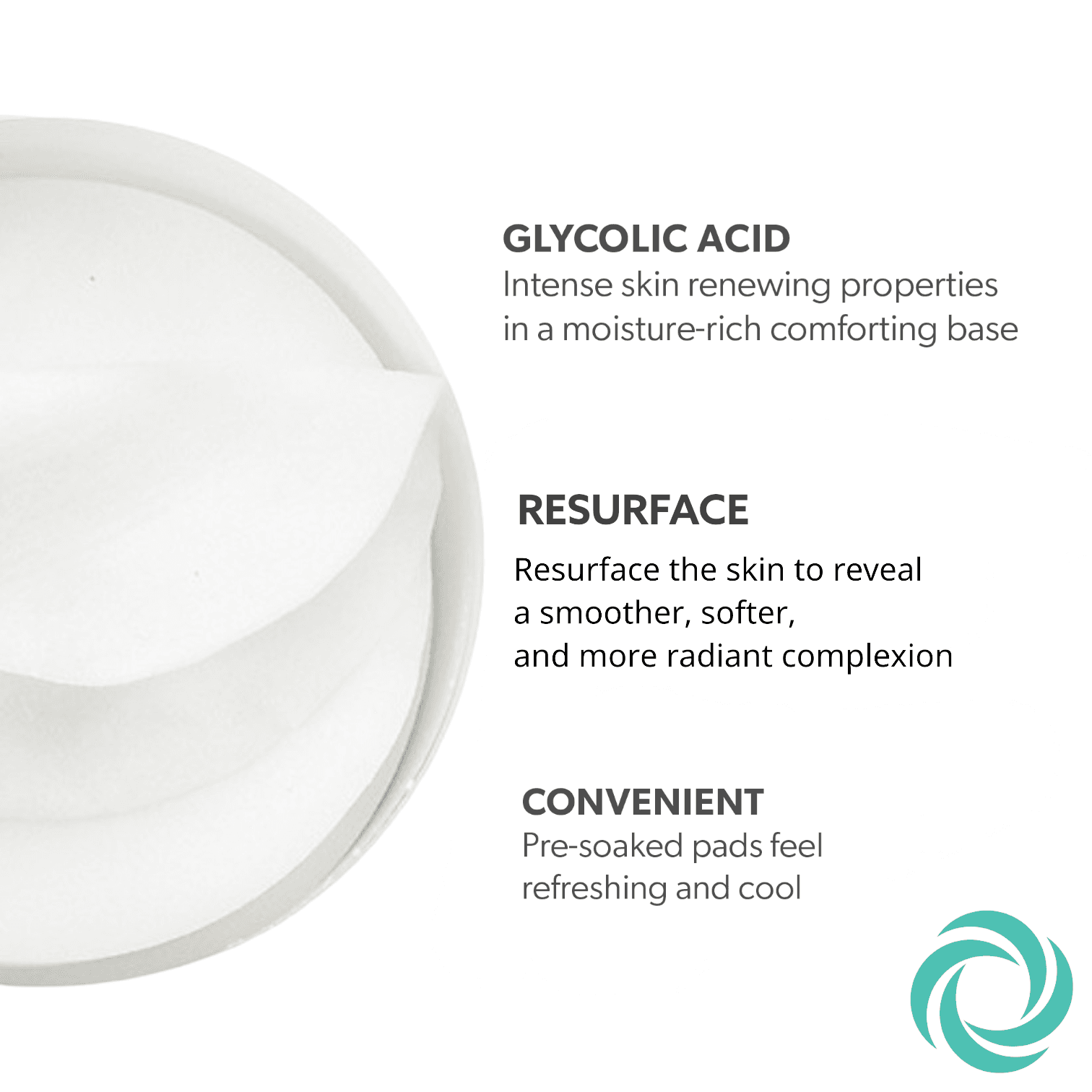 Glycolic Retexturizing Pads by Serious Skincare.