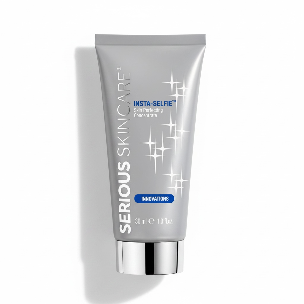 Serious Skincare INSTA-SELFIE Skin Perfecting Concentrate to instantly brighten, blur visible imperfections, smooth skin texture, and temporarily reduce the look of fine lines and wrinkles.