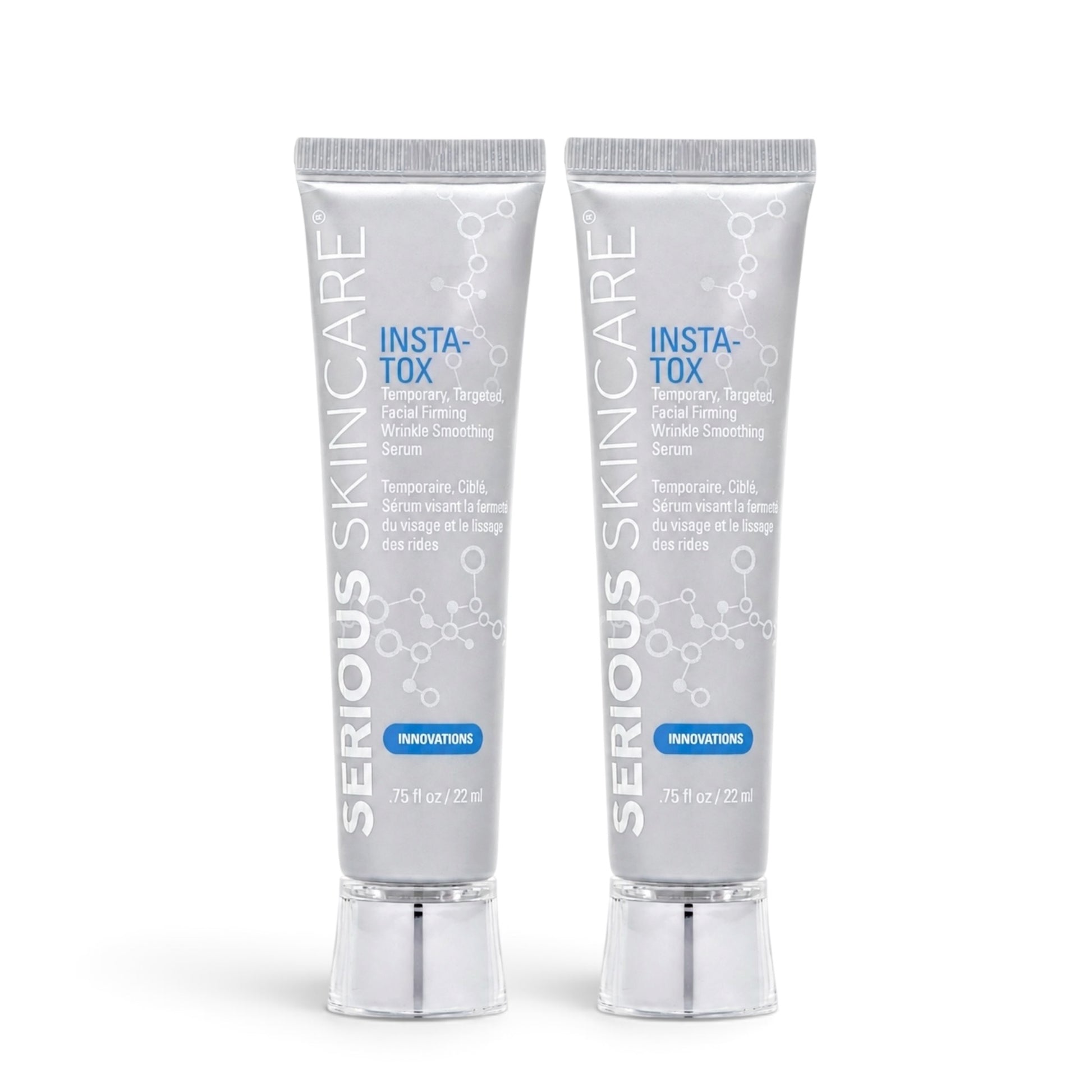 Serious Skincare InstaTox instant wrinkle-smoothing serum that temporarily tightens skin and reduces the visible appearance of fine lines, wrinkles and enlarged pores.