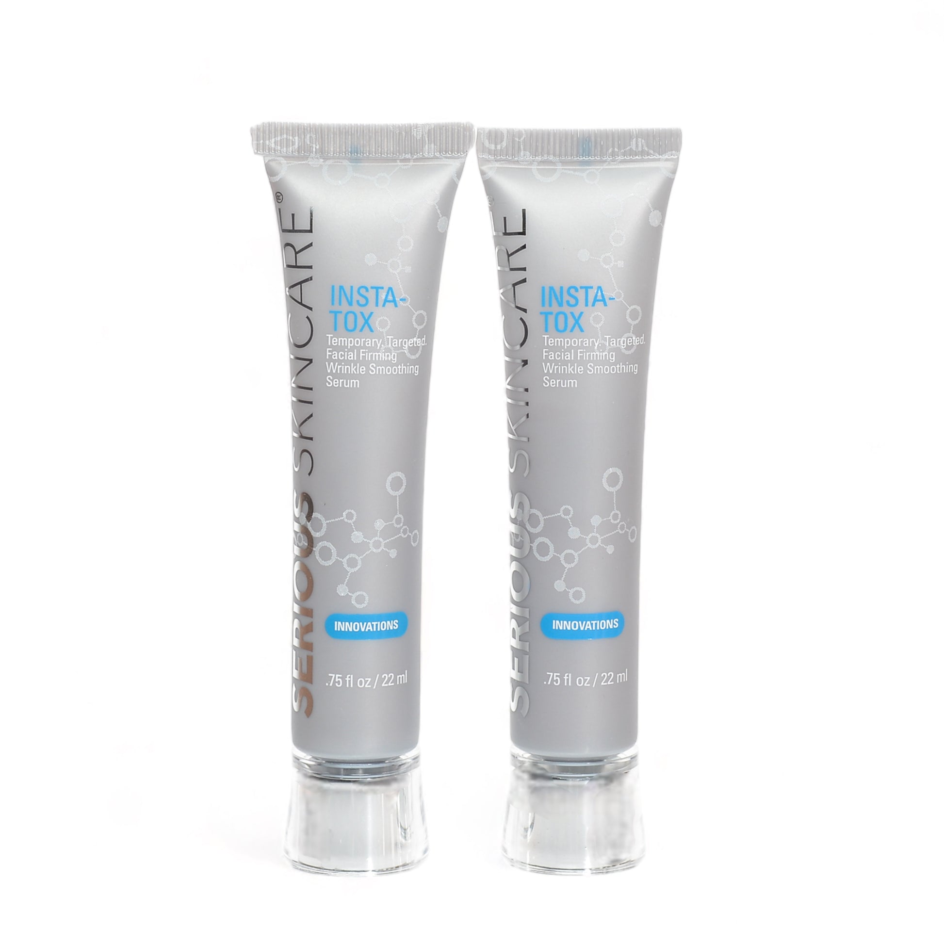 Serious Skincare.  Temporary. Targeted. Facial Firming Wrinkle Smoothing Serum.  Alternative to botox.  