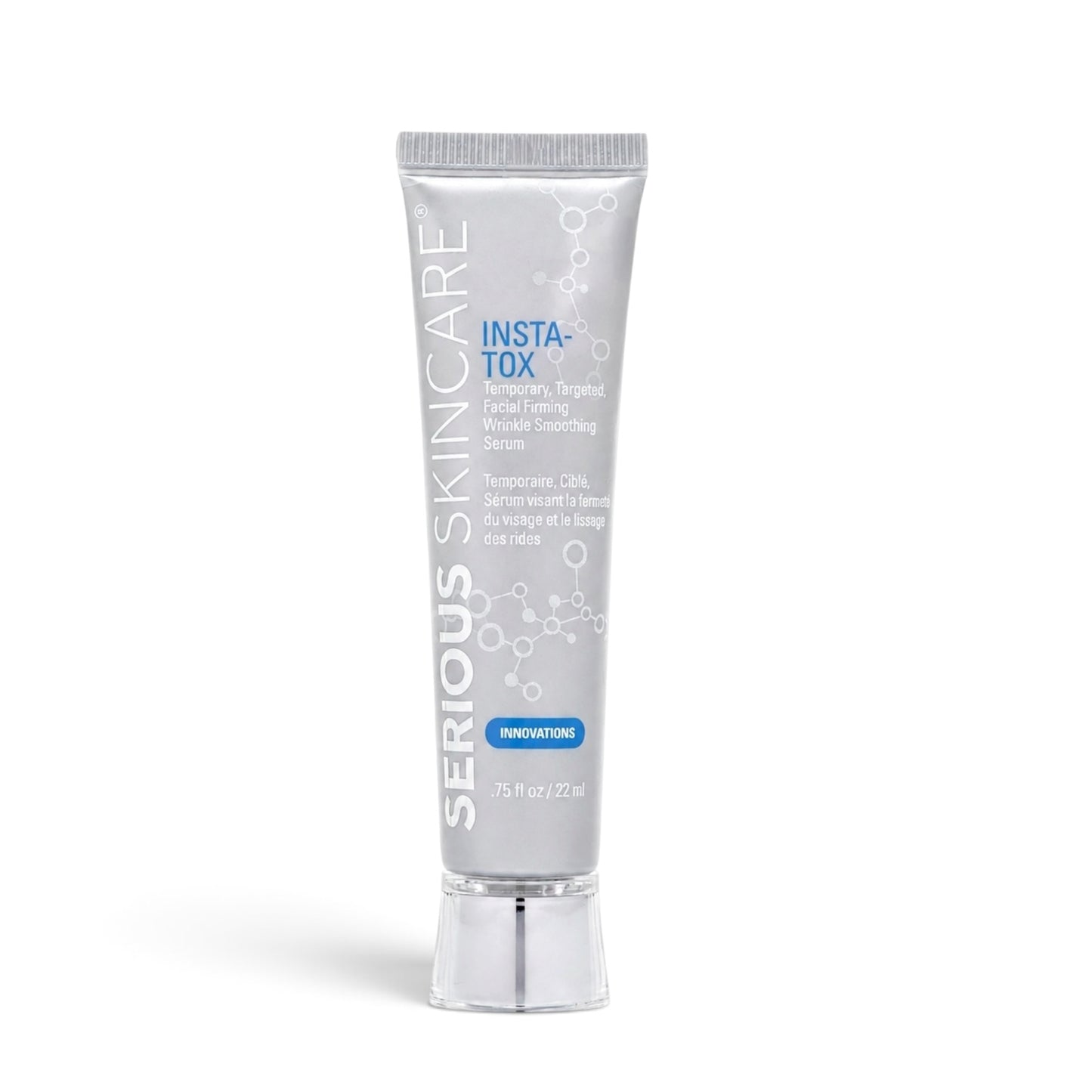 Serious Skincare InstaTox instant wrinkle-smoothing serum that temporarily tightens skin and reduces the visible appearance of fine lines, wrinkles and enlarged pores.