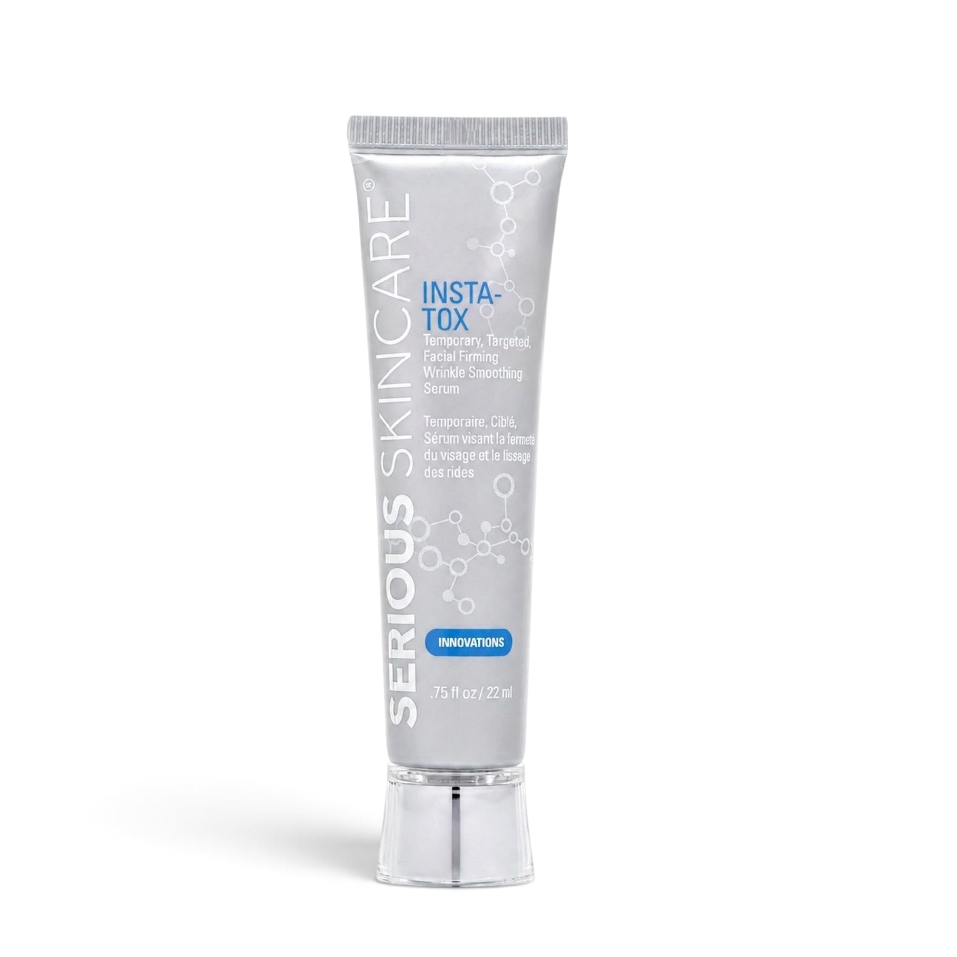 Serious Skincare InstaTox instant wrinkle-smoothing serum that temporarily tightens skin and reduces the visible appearance of fine lines, wrinkles and enlarged pores.