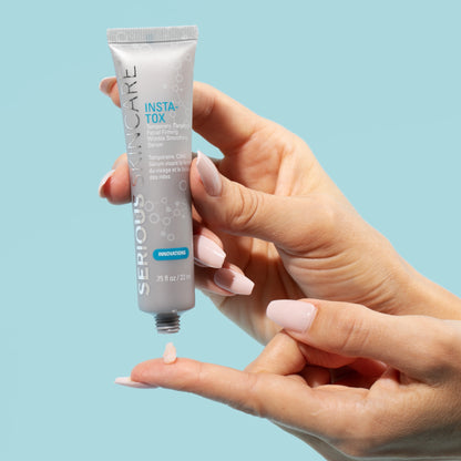 Serious Skincare.  Temporary. Targeted. Facial Firming Wrinkle Smoothing Serum.  Alternative to botox.  