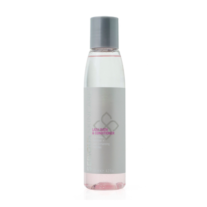 Serious Skincare Lash Bath Eye Makeup Remover and Lash Treatment with peptides to gently remove makeup while conditioning lashes for a fuller, thicker-looking appearance.