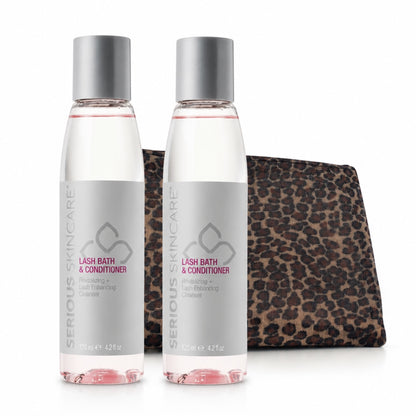 Serious Skincare Lash Bath gentle eye makeup remover and lash cleanser to cleanse, condition and refresh lashes and the delicate eye area.