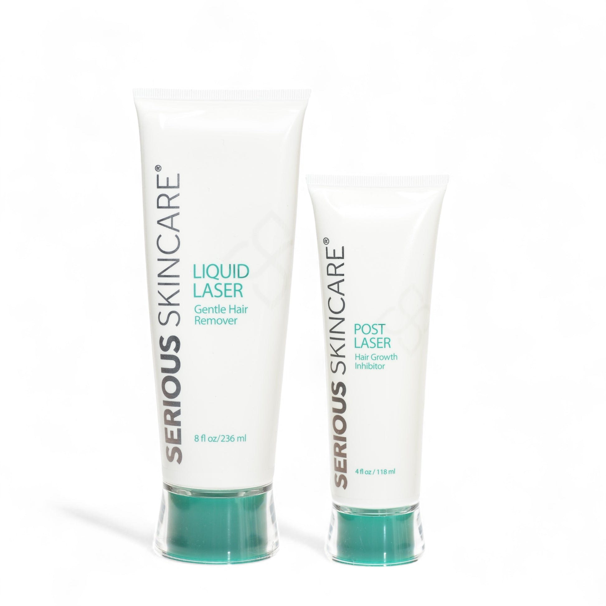 A tube of Serious Skincare Liquid Laser gentle hair removal cream.