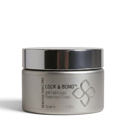 Serious Skincare 24-Hour Lock & Bond Hydrating Cream delivers long-lasting hydration for soft, smooth, plump, and radiant-looking skin.