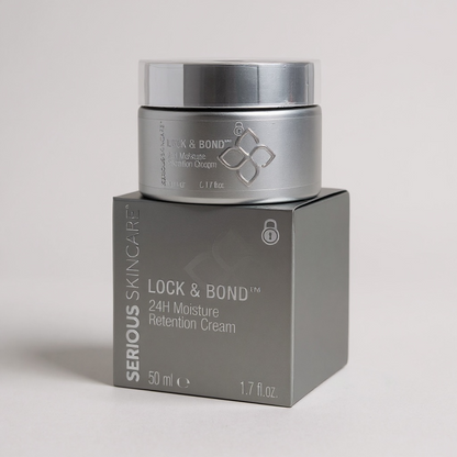 Serious Skincare 24-Hour Lock & Bond Hydrating Cream delivers long-lasting hydration for soft, smooth, plump, and radiant-looking skin.