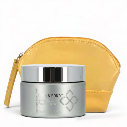 Serious Skincare 24-Hour Lock & Bond Hydrating Cream delivers long-lasting hydration for soft, smooth, plump, and radiant-looking skin.