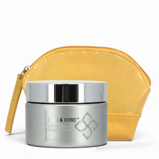 Serious Skincare 24-Hour Lock & Bond Hydrating Cream delivers long-lasting hydration for soft, smooth, plump, and radiant-looking skin.