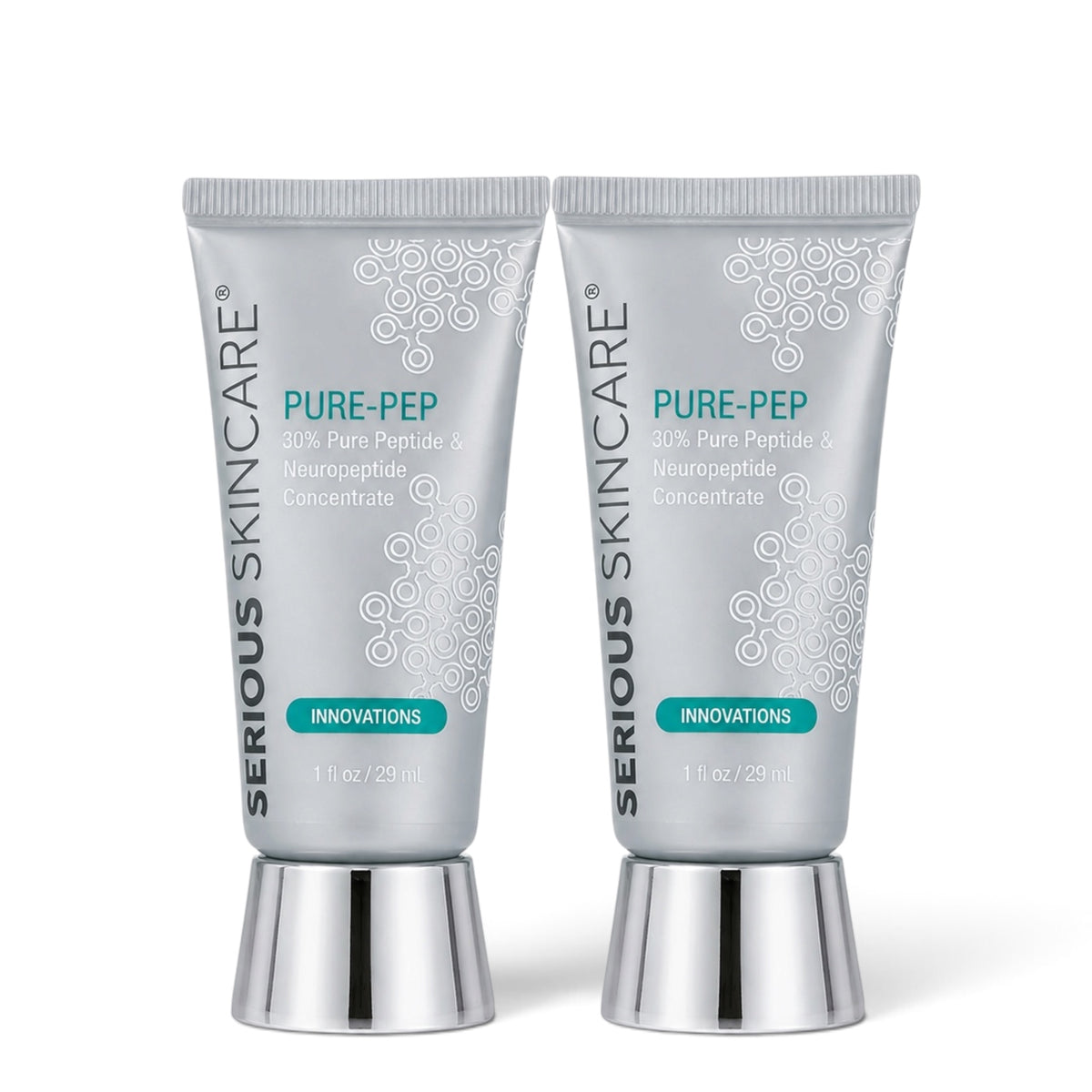 Serious Skincare Pure Pep Concentrate anti-aging facial serum with advanced peptides to help visibly smooth wrinkles, improve firmness and promote a more youthful-looking complexion.
